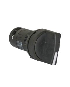Chave Seletora 2 Posições 22mm View Tech Preta 1NA 1NF