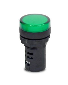 Sinaleiro LED 24Vcc/Vca Verde 22mm Monobloco