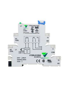 Rele de Interface Acoplador Slim 220Vca View Tech 1NAF 6A