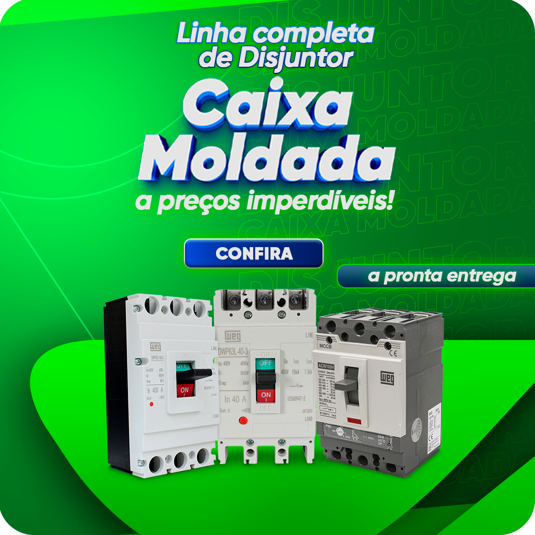 Linha completa de Disjuntor Caixa Moldada